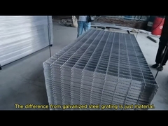 গ্যালভানাইজড সিলভার স্টিল গ্রেটিং আউটডোর স্যুয়েজ চেকার্ড প্লেট