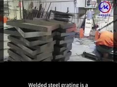 মার্কিন স্ট্যান্ডার্ড আকারের জন্য ক্ষয় প্রতিরোধী ইস্পাত গ্রিটিং প্যানেল