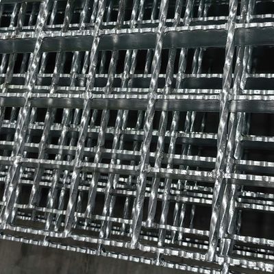 Catwalk Industrial Steel Grating Good Ventilation Press Welding Process