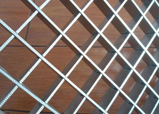 304 Stainless Steel Grating Heavy Duty Press Locked For Trench Cover And Platform Walkway Stair Treads