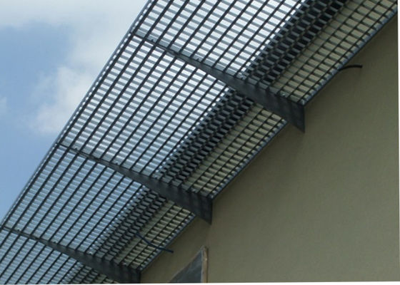 Canopies Facade Cover Hot Dip Galvanized Steel Grating 3mm Q235